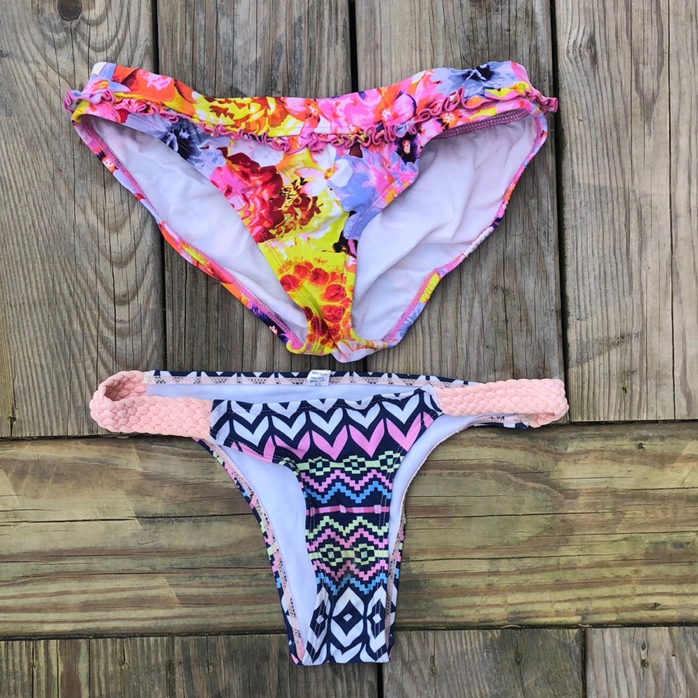Mismatched Bikini Bottoms